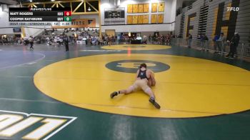 157Brown lbs Rr Rnd 5 - Matt Rogers, Hofstra vs Cooper Rathburn, Navy