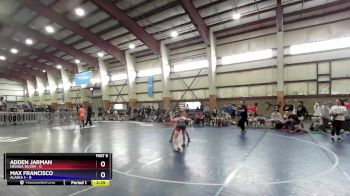 106 lbs Champ Round 1 (16 Team) - Adden Jarman, Nevada SILVER vs Max Francisco, Alaska 1