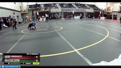71 lbs Cons. Round 4 - James Windholtz, Indiana vs Braxton Word, Castle Wrestling Club