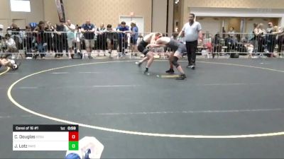 144 lbs Consi Of 16 #1 - Cory Douglas, Stout Wr Ac vs Jonas Lotz, Payson HS