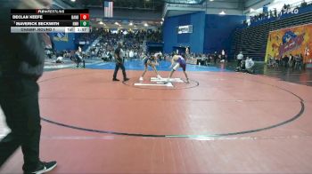150 lbs Champ. Round 1 - Maverick Beckwith, Norwich vs Declan Keefe, Danbury