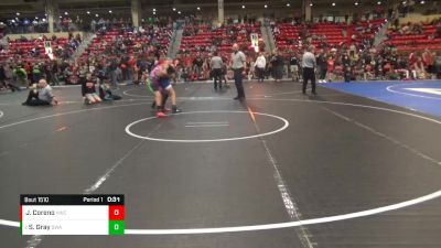 150 lbs Round 1 - Sofia Gray, SlyFox Wrestling Academy vs Jose Coreno, Hugoton Wrestling Club