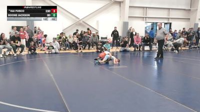 49 lbs Champ. Rd Of 16 - Kai Fusco, Sandpoint Legacy Wrestling Club vs Boone Jackson, Iron Mountain Outlaws