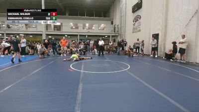 96 lbs Round 2 (6 Team) - Michael Wilbur, Brawler Elite vs Emmanuel Coello, Team Barracuda