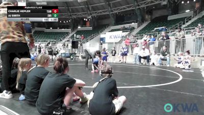 40 lbs Rr Rnd 1 - Charlie Hepler, Team Tulsa Girls vs AJ Smith, SW Girls