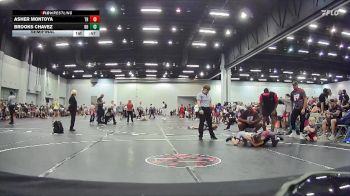 45 lbs Semifinal - Asher Montoya, Top Rank vs Brooks Chavez, Backyard Brawlers
