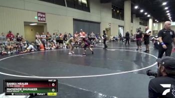 155 lbs Round 4 (6 Team) - Danika Mealer, TN AAU- Havok vs Mackenzie Shumaker, Feelin Peachy