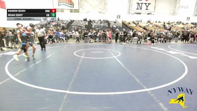 150 lbs Cons. Round 2 - Noah Eddy, Club Not Listed vs Damon Bush, Warrior Warehouse Wrestling