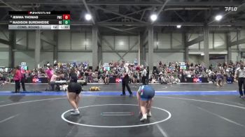 145 lbs Cons. Round 1 - Madison Burenheide, Rock Creek vs Jemma Thomas, Phillipsburg Wrestling Club