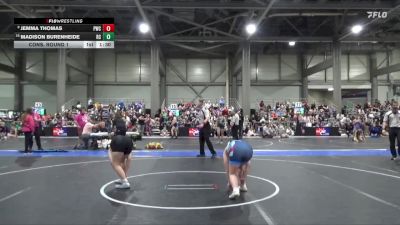 145 lbs Cons. Round 1 - Madison Burenheide, Rock Creek vs Jemma Thomas, Phillipsburg Wrestling Club