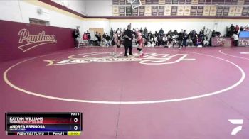 131 lbs Cons. Round 2 - Kaylyn Williams, Sacramento City College vs Andrea Espinosa, Unattached