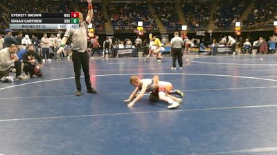 67 lbs Round Of 32 - Everett Brown, Wissahickon vs Isaiah Carthew, Bishop McCort