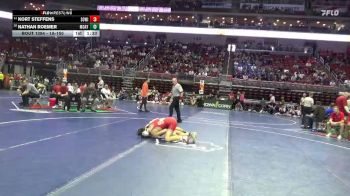 1A-150 lbs Cons. Round 2 - Kort Steffens, South Winneshiek vs Nathan Roemer, Mount Ayr