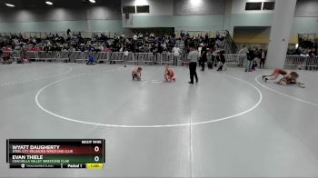 63 lbs Cons. Round 2 - Wyatt Daugherty, Steel City Reloaded Wrestling Club vs Evan Thiele, Coachella Valley Wrestling Club