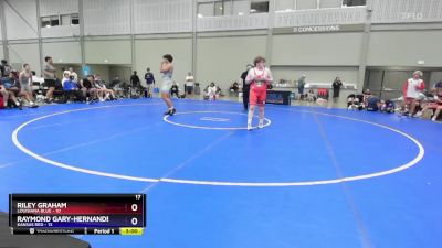 215 lbs Placement Matches (8 Team) - Riley Graham, Louisiana Blue vs Raymond Gary-Hernandez, Kansas Red