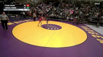 4A 130 lbs 3rd Place Match - Rylee Yeates, Bear River vs Abigail Turner, Uintah