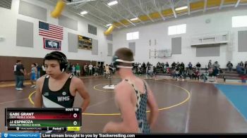 126 lbs Round 2 - Gabe Grant, Cody Middle School vs Jj Espinoza, Worland Middle School