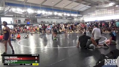 140 lbs Round 8 (10 Team) - Miles Pearce, Piedmont WC vs Ezra Brooks, Violent Little Machines