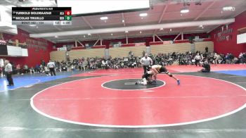 134 lbs Champ. Round 2 - Nicolas Trujillo, Benicia vs Turbold Boldbaatar, Alameda