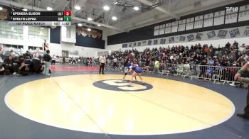 120 lbs 1st Place Match - Epenesa Elison, Los Altos vs Evelyn Lopez, Hamilton