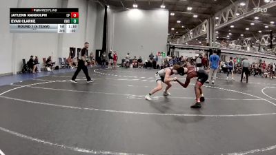 150 lbs Round 1 (4 Team) - Evan Clarke, Outsiders WC vs Jaylenn Randolph, Colonial Pride