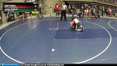 80 lbs Cons. Round 3 - James Morley, Elite Wrestling vs Jace Tupou, Cedar Jr. Wrestling