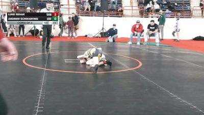 55_B lbs Consi Of 4 - Luke Rehak, Thomas Jefferson vs Andrew Schwarting, Central Bucks South