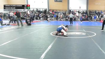 120 lbs Consi Of 8 #1 - Monica Flores Romero, Fairfield Warde vs Grace Miller, Essex