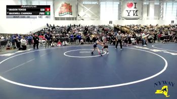 50 lbs Cons. Round 4 - Mason Tokos, SV Saber Den Wrestling vs Maxwell Cabrera, Johnstown Pee Wee Wrestling Club