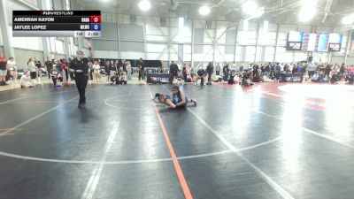 72 kg Champ. Rd Of 64 - Amerrah Kayon, Rabid Dawg vs Jaylee Lopez, Moses Lake Wrestling Club