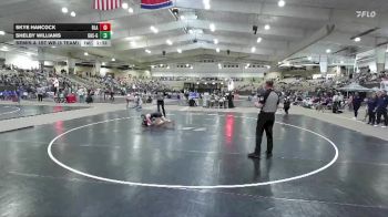 145 lbs Semis & 1st Wb (8 Team) - Skye Hancock, Blackman High School Girls vs Shelby Williams, Gibbs High School Girls