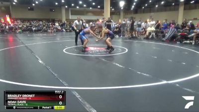 138 lbs Round 1 (6 Team) - Noah Davis, Techfall Black vs Bradley Dronet, Mississippi Mayhem