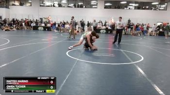 167 lbs Cons. Round 1 - Owen Tucker, Frankenmuth vs Matteo Marino, Clarkston HS
