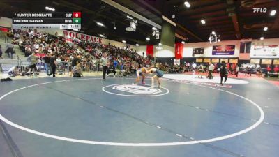 126 lbs Champ. Round 2 - Vincent Galvan, Moreno Valley vs Hunter Besneatte, Chaparral
