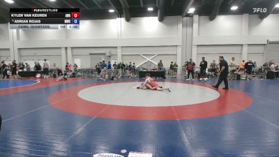 120 lbs Cons. Quarters - Kyler Van Keuren, Askren Wrestling Academy vs Adrian Rojas, Miami Wrestling Club