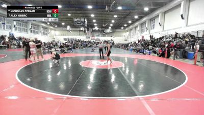 126 lbs Round Of 16 - Nicholas Cerami, New Canaan vs Alex Oberc, New Milford