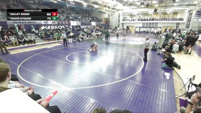 132 lbs 7th Place Match - Travis Nygard, Frenchtown vs Sulley Krenz, Williston