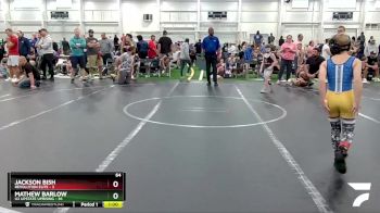 64 lbs Round 1 (6 Team) - Mathew Barlow, U2 Upstate Uprising vs Jackson Bish, Revolution Elite