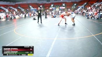 152 lbs Semifinal - Casper Stewart, Genesee Valley WC vs Hunter Sturgill, Baylor WC