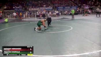 D 1 152 lbs Champ. Round 1 - Preston Courville, Acadiana vs Anthony Hernandez, Covington