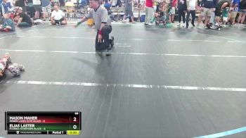 44 lbs Round 2 (10 Team) - Elias Laster, Florida Scorpions Black vs Mason Maher, Finger Lakes Elite Black