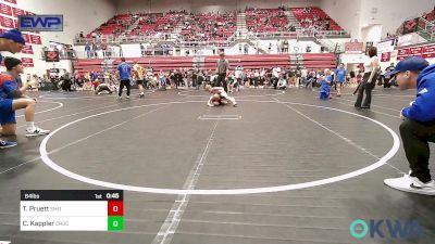 64 lbs Consi Of 8 #2 - Tucker Pruett, Smith Wrestling Academy vs Callum Kappler, Choctaw Ironman Youth Wrestling