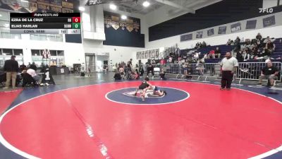 44 lbs Cons. Semi - Ezra De La Cruz, Rough House vs Elias Harlan, So Cal Hammers Wrestling