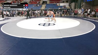 150 lbs Cons. Sub-rd Of 64 - Brooks Brosovich, Montana vs Nico Diaz, Pennsylvania