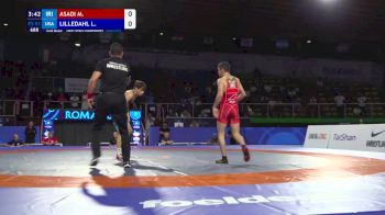 51 kg Final 1-2 - Mohammad Asadi, Iran vs Luke Lilledahl, United States