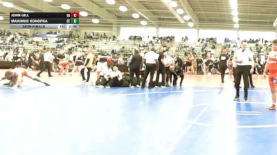 220 lbs Semifinal - John Gill, GA vs Maximus Konopka, CT
