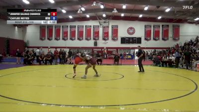 110 lbs Cons. Round 3 - Caylee Reyes, Mt. San Antonio College vs Jennifer Salinas Cisneros, Bakersfield College