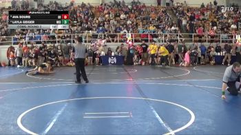 112 lbs Cons. Round 2 - Layla Geiger, Westfall vs Ava Sours, Clyde Amateur