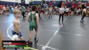 90 lbs Round 2 - Kalan Sims, Cane Bay Cobras vs Nolan Andrews, River Bluff Youth Wrestling