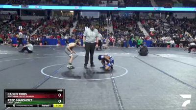 80 lbs Cons. Round 1 - Caden Tibbs, WR- Topeka Blue Thunder vs Reed Mansholt, Smith County